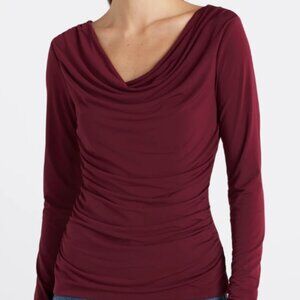 FORTUNE + IVY - Burgundy top